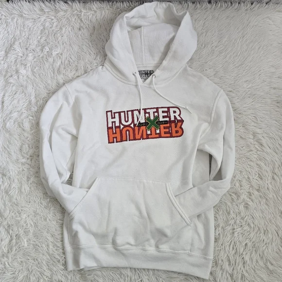 Hunter X Hunter Anime White Logo Hoodie Small - Picture 14 of 14